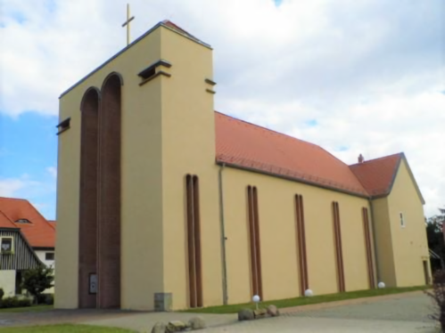 Westansicht der Kirche Westansicht der kirche